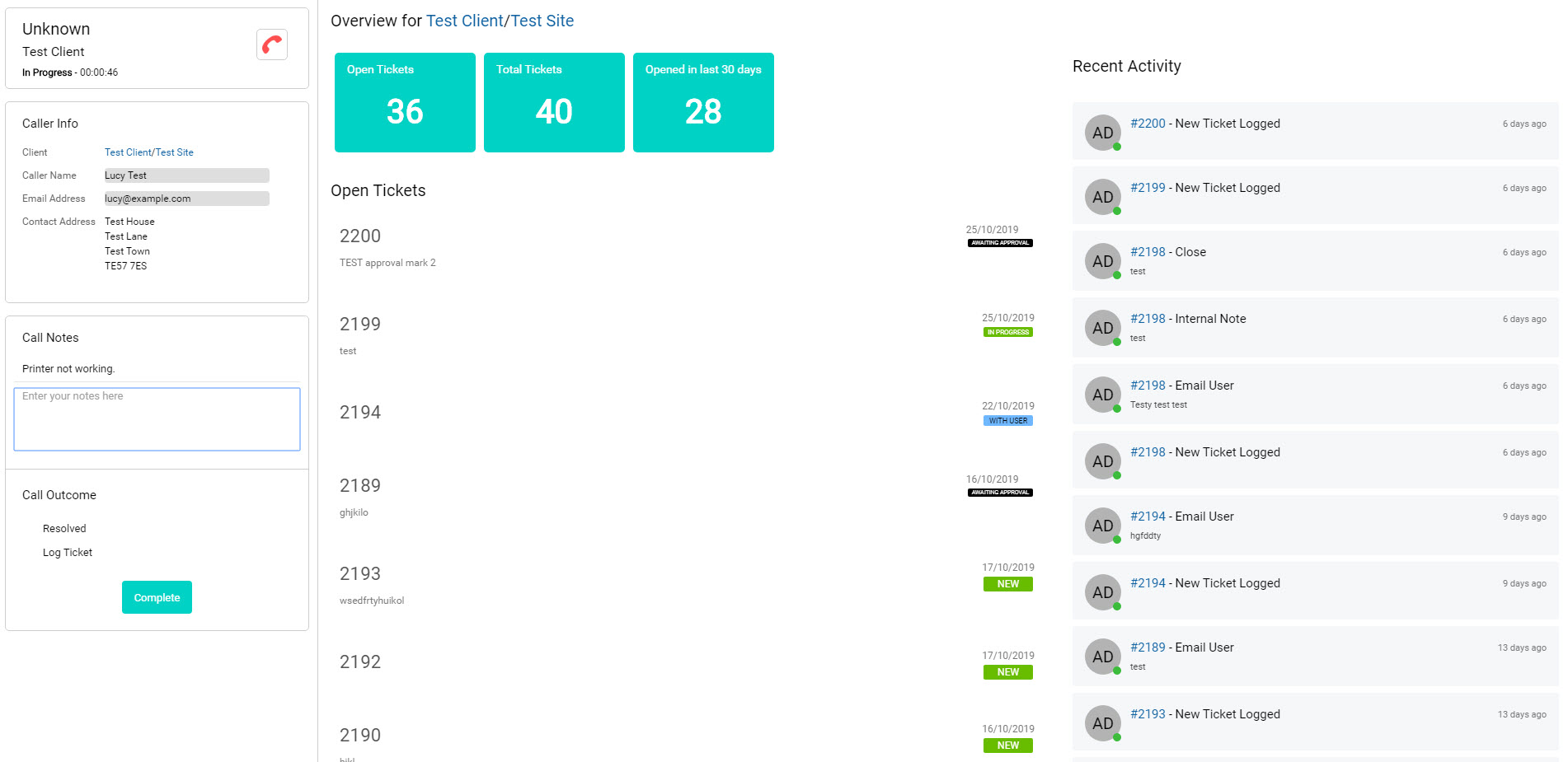 Integrate Ring Central with ITSM software